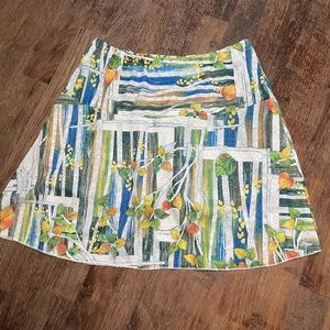 Iashque Studio floral garden skort